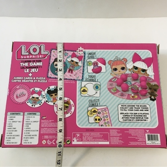 L.O.L. Surprise 7 Layers of Fun Game Jumbo Cards & Puzzle - Picture 14 of 14
